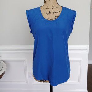 J Crew Factory Blue Top  Size 2